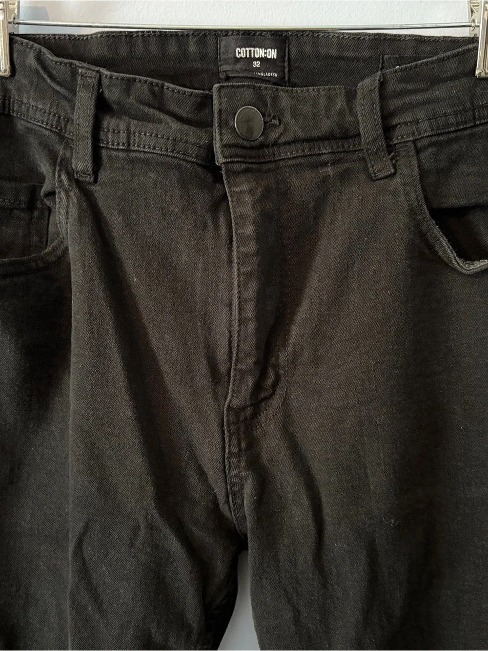 Cotton On Black Super Skinny Stretch Men’s Jeans